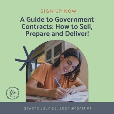 session decription and woman writing in her notebook